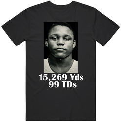 Barry Sanders Detroit Rushing Stats Football Fan T Shirt