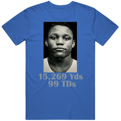 Barry Sanders Detroit Rushing Stats Football T Shirt