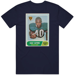 Gale Sayers Chicago Football Card Fan Tribute Fan T Shirt