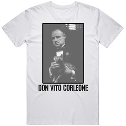 Don Vito Corleone The Godfather Movie Character Cool Fan T Shirt
