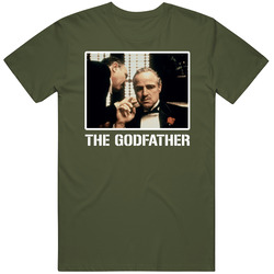 The Godfather Movie Pacino Brando Fan T Shirt