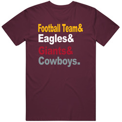 Washington Football Nfc East Division Football Fan T Shirt