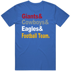 New York Football Nfc East Division Football Fan T Shirt