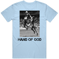 Diego Maradona Hand Of God Argentina Soccer Futbol T Shirt