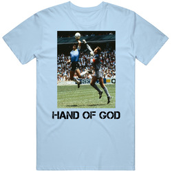 Diego Maradona Hand Of God Argentina Futbol Soccer T Shirt