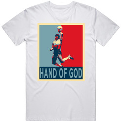 Diego Maradona Hand Of God Argentina Soccer Futbol T Shirt