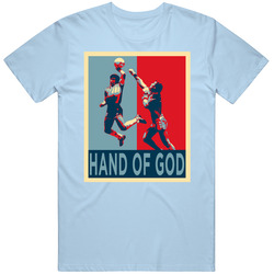 Diego Maradona Hand Of God Goal Argentina Soccer Futbol Cool Fan T Shi