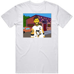 Pittburgh Penguins Moe White T Shirt