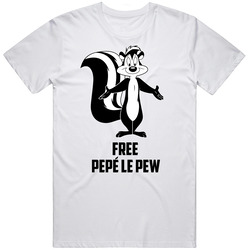 Free Pepe Le Pew Cancelled Looney Toons Cartoon Character T Shirt