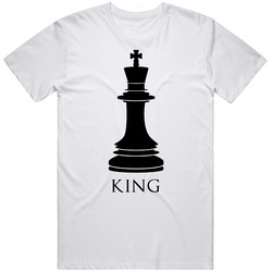 King Chess Piece Board Game Fun Cool T Shirt