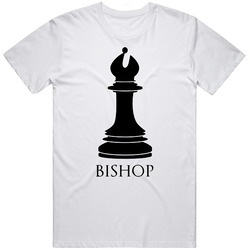 Bishop Chess Piece Board Game Fun Cool T Shirt