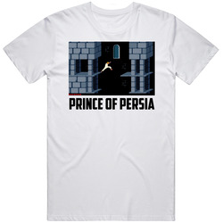 Prince Of Persia Title Screen 90s Computer Game Cool Fan T Shirt