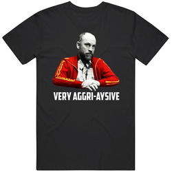 Teddy Rounders Very Aggriaysive Poker Movie T Shirt
