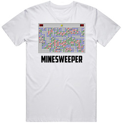 Minesweeper Old Computer Game Fan T Shirt