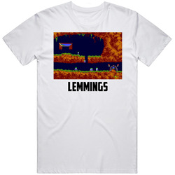 Lemmings Old Computer Game Fan T Shirt