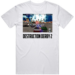 Destruction Derby 2 Old Computer Game Fan T Shirt