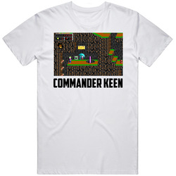 Commander Keen Goodbye Galaxy Old Computer Game Fan T Shirt
