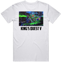 King's Quest V Old Computer Game Fan T Shirt