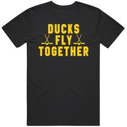 Ducks Fly Together Hockey Fan T Shirt