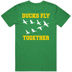 Ducks Fly Together The Mighty Ducks Hockey Movie Cool Fan T Shirt