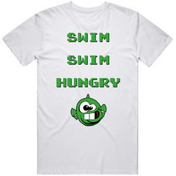 Commander Keen Dopefish Swim Swim Hungry Video Game Fan T Shirt