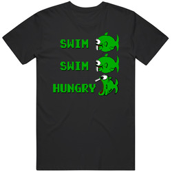 Commander Keen Swim Swim Hungry Dopefish Enemy Fan T Shirt