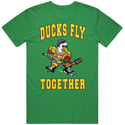 Ducks Fly Together The Mighty Ducks Movie Hockey Fan T Shirt