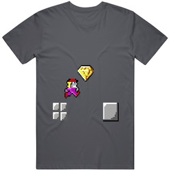 Crystal Caves Old Computer Game Dos Cool Fan T Shirt