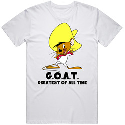 Speedy Gonzales Greatest Of All Time Goat Cartoon Character Fan T Shir