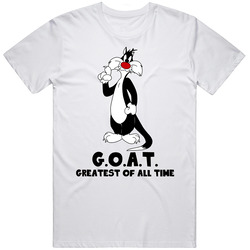 Sylvester The Cat Greatest Of All Time Goat Cartoon Character Fan T Sh