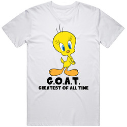 Tweety Bird Greatest Of All Time Goat Cartoon Character Fan T Shirt