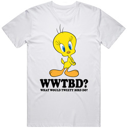 What Would Tweety Bird Do Wwjd Cartoon Character Fan T Shirt