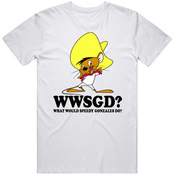 What Would Speedy Gonzales Do Wwjd Cartoon Character Fan T Shirt