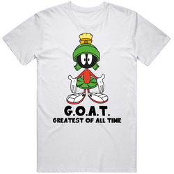 Marvin The Martian Greatest Of All Time Goat Cartoon Character Fan T S