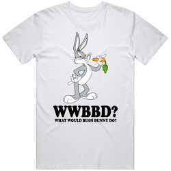 What Would Bugs Bunny Do Wwjd Cartoon Character Fan T Shirt