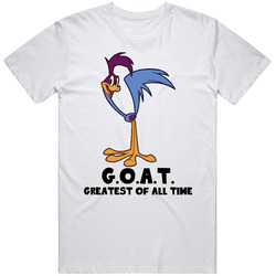 Road Runner Greatest Of All Time Goat Cartoon Character Fan T Shirt