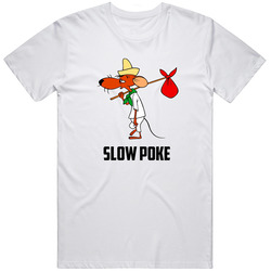 Slow Poke Cartoon Character Cool Fan T Shirt