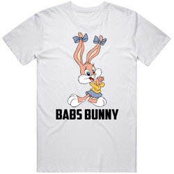 Babs Bunny Cartoon Character Fan T Shirt