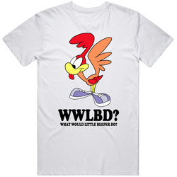 What Would  Little Beeper Wwjd Cartoon Character Fan T Shirt