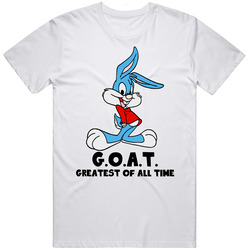 Buster Bunny Greatest Of All Time Goat Cartoon Character Fan T Shirt
