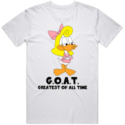 Shirley The Loon Greatest Of All Time Goat Cartoon Character Fan T Shi