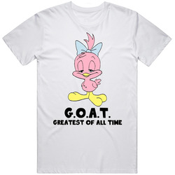 Sweetie Bird Greatest Of All Time Goat Cartoon Character Fan T Shirt