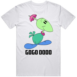 Gogo Dodo Cartoon Character Fan T Shirt