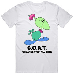 Gogo Dodo Greatest Of All Time Goat Cartoon Character Fan T Shirt
