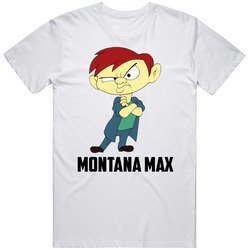 Montana Max Cartoon Character Fan T Shirt
