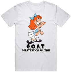 Elmyra Greatest Of All Time Goat Cartoon Character Fan T Shirt