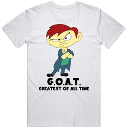 Montana Max Greatest Of All Time Goat Cartoon Character Fan T Shirt