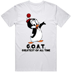 Chilly Willy Greatest Of All Time Goat Cartoon Character Fan T Shirt