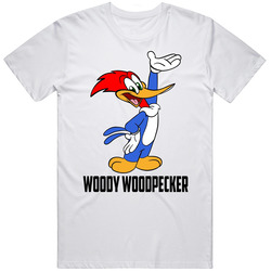 Woody Woodpecker Cartoon Character Fan T Shirt