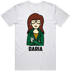 Daria Beavis And Butt-head Cartoon Character Fan T Shirt